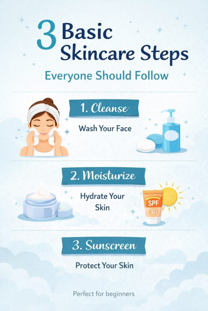 beginner’s guide to building a simple skincare routine for healthy, glowing skin
